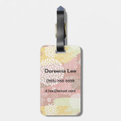 Florentieel patroon 2 bagagelabel (Achterkant verticaal)