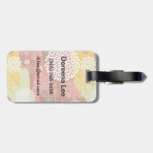 Florentieel patroon 2 bagagelabel (Achterkant horizontaal)