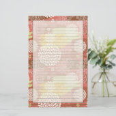 Florentieel patroon 2 briefpapier (Staand voorkant)