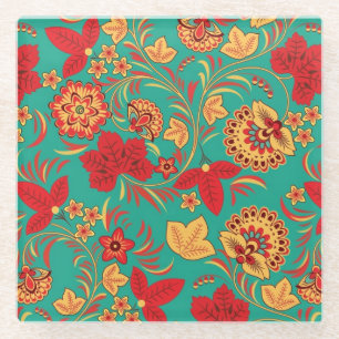 Florentieel patroon 2 glazen onderzetter