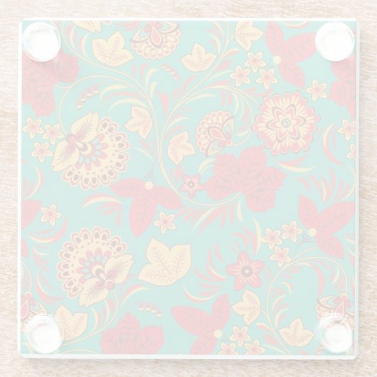 Florentieel patroon 2 glazen onderzetter (Achterkant)