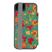 Florentieel patroon 2 incipio iPhone portemonnee hoesje (Agenda Achterkant)