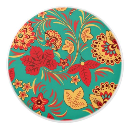 Florentieel patroon 2 keramische knop (Voorkant)