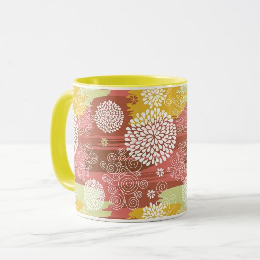 Florentieel patroon 2 mok (Voorkant links)