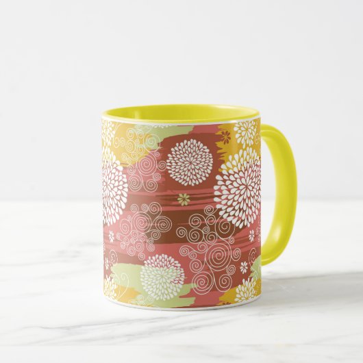 Florentieel patroon 2 mok (Voorkant rechts)