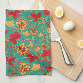 Florentieel patroon 2 theedoek (Quarter Fold)