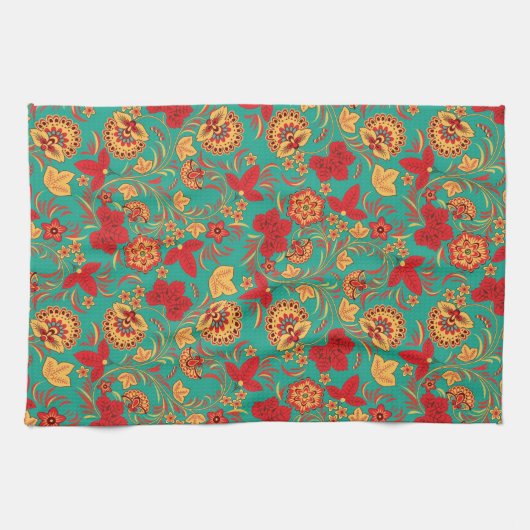 Florentieel patroon 2 theedoek (Horizontaal)