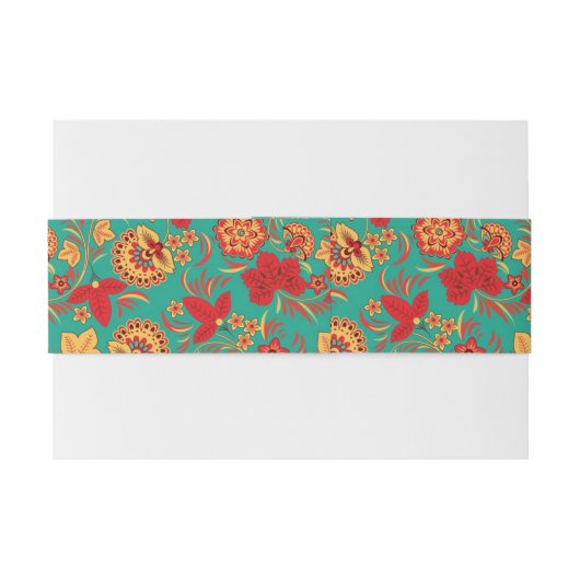 Florentieel patroon 2 uitnodigingen wikkel (Achterkant Voorbeeld)