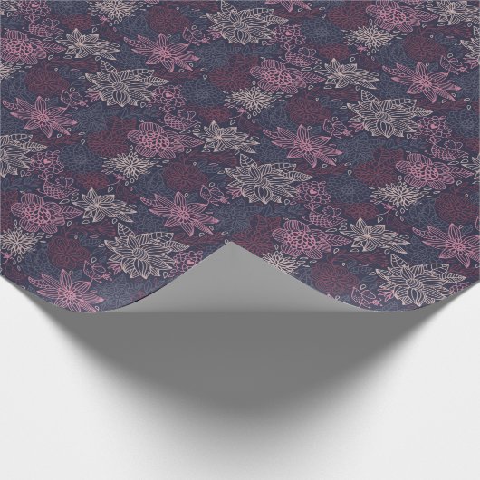 Florentieel patroon 4 2 cadeaupapier (Hoek)