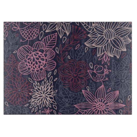 Florentieel patroon 4 2 snijplank (Voorkant)