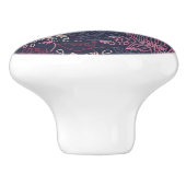 Florentieel patroon 4 3 keramische knop (Zijkant)