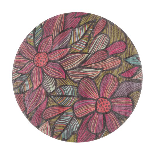 Florentieel patroon 4 3 snijplank (Voorkant)