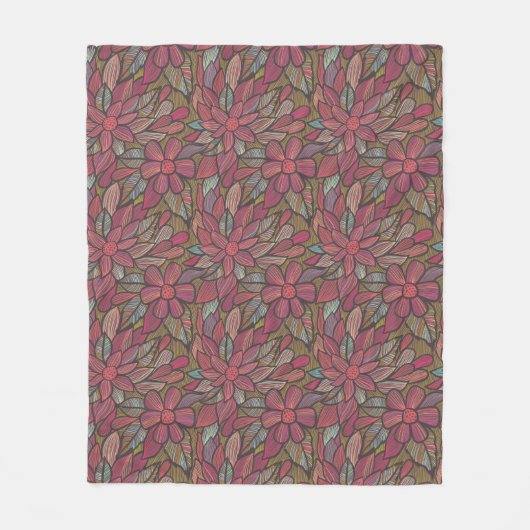 Florentieel patroon 4 fleece deken (Voorkant)
