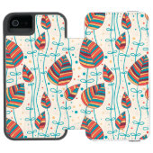 Florentieel patroon 5 2 incipio iPhone portemonnee hoesje (Agenda Open)