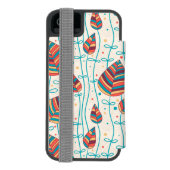 Florentieel patroon 5 2 incipio iPhone portemonnee hoesje (Agenda Achterkant)