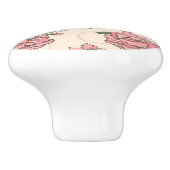 Florentieel patroon 5 2 keramische knop (Zijkant)