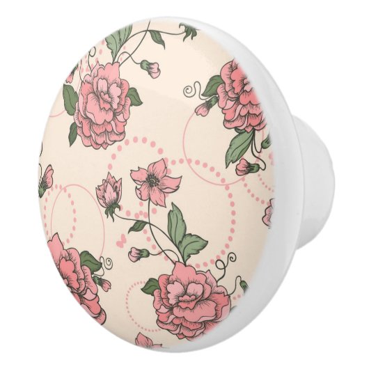 Florentieel patroon 5 2 keramische knop (Rechts)