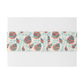 Florentieel patroon 5 2 uitnodigingen wikkel (Achterkant Voorbeeld)