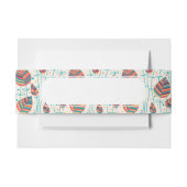 Florentieel patroon 5 2 uitnodigingen wikkel (Voorkant Voorbeeld)