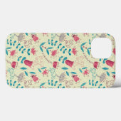 Florentieel patroon met cartoon katten Case-Mate iPhone case (Achterkant (horizontaal))