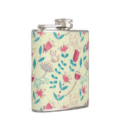 Florentieel patroon met cartoon katten heupfles (Rechts)