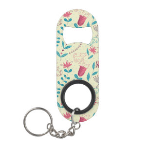Florentieel patroon met cartoon katten mini flessenopener