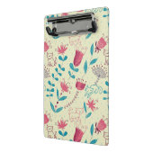 Florentieel patroon met cartoon katten mini klembord (Angled2)