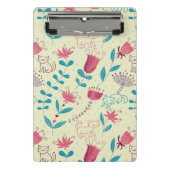 Florentieel patroon met cartoon katten mini klembord (Voorkant)
