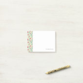 Florentieel patroon met cartoon katten post-it® notes (Op bureau)