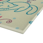 Florentieel patroon met cartoon katten snijplank (Hoek)