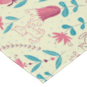 Florentieel patroon met cartoon katten tafelkleed (Gekanteld)