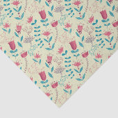 Florentieel patroon met cartoon katten tissuepapier (Detail)