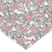 Florentieel patroon met cartoon vogels korte tafelloper (Hoek)