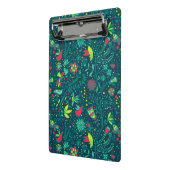 Florentieel patroon met cartoon vogels mini klembord (Angled2)