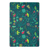 Florentieel patroon met cartoon vogels mini klembord (Achterkant)