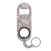 Florentieel patroon met cartoon vogels sleutelhanger flessenopener (Achterkant)