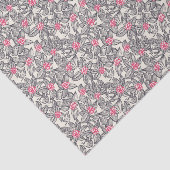 Florentieel patroon met cartoon vogels tissuepapier (Detail)