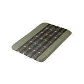 Florentieel patroon met groen en pekelmerk badmat (Gekanteld)