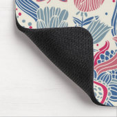 Florentieel patroon met vogel en vlinder muismat (Hoek)