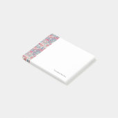 Florentieel patroon met vogel en vlinder post-it® notes (Schuin)