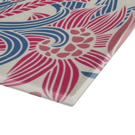 Florentieel patroon met vogel en vlinder snijplank (Hoek)