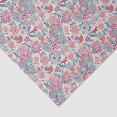 Florentieel patroon met vogel en vlinder tissuepapier (Detail)