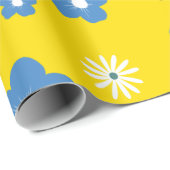 Florentieel patroon op een gele achtergrond cadeaupapier (Rol Hoek)