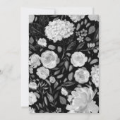 Florentieel tabelnummer zwarte en witte Waterverf Kaart (Achterkant)