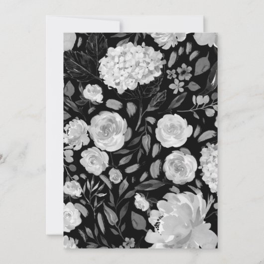 Florentieel tabelnummer zwarte en witte Waterverf Kaart (Achterkant)