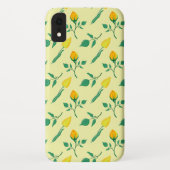 Florentijn met gele roos en tulpbloemen Case-Mate iPhone case (Achterkant)
