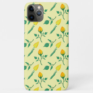Florentijn met gele roos en tulpbloemen Case-Mate iPhone case