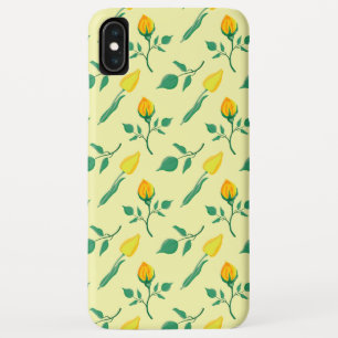 Florentijn met gele roos en tulpbloemen Case-Mate iPhone case