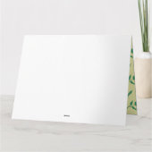 Florentijn met gele roos en tulpbloemen kaart (Achterkant)