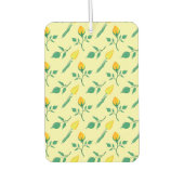 Florentijn met gele roos en tulpbloemen luchtverfrisser (Voorkant)